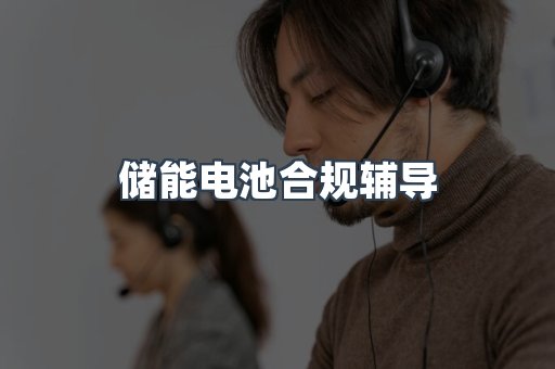 储能电池合规辅导