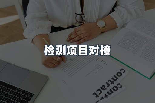 检测项目对接